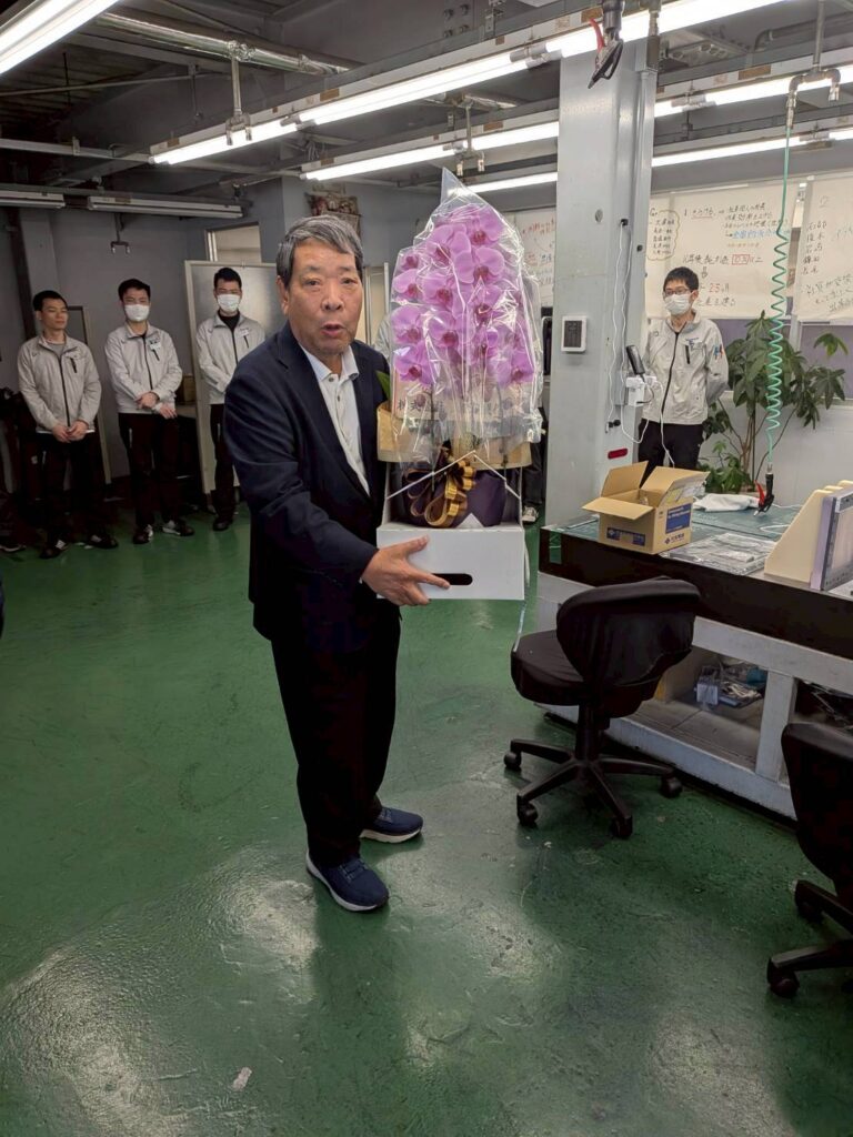 会長の喜寿のお祝い